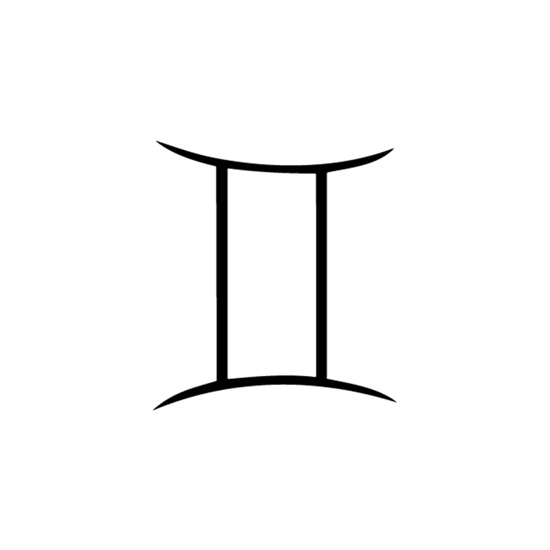 קעקוע מזל תאומים