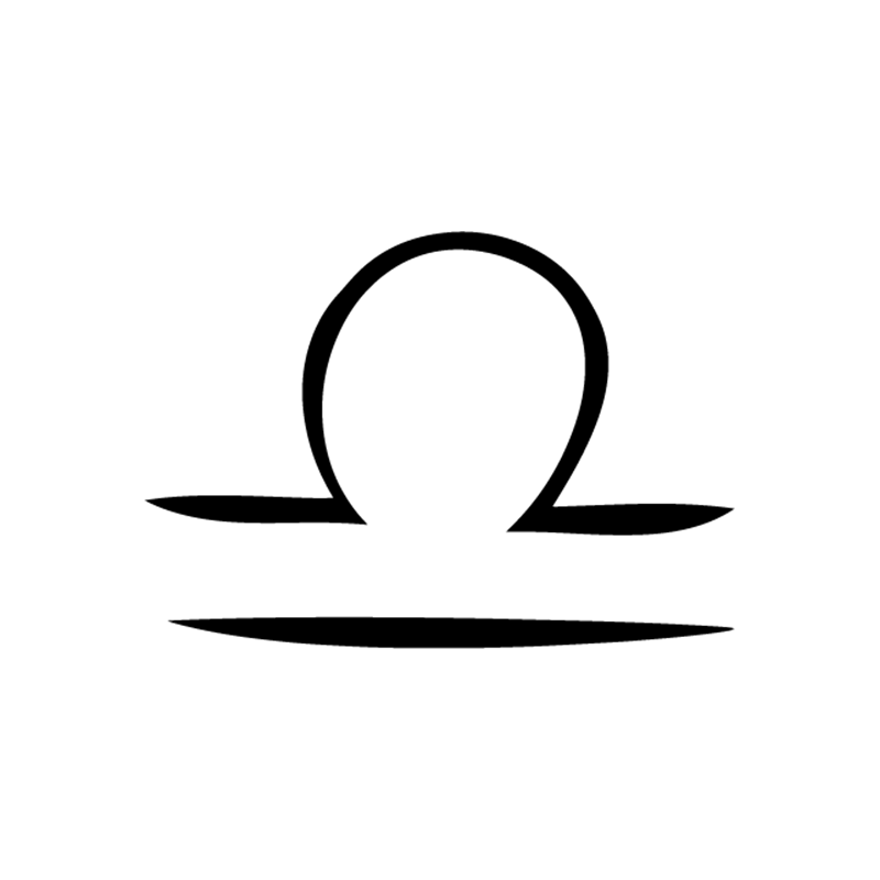 קעקוע מזל מאזניים